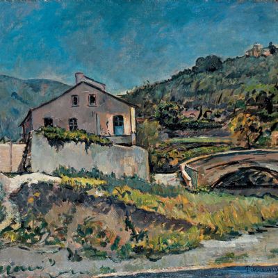 Il ponte sul torrente (Alta Brianza), 1931